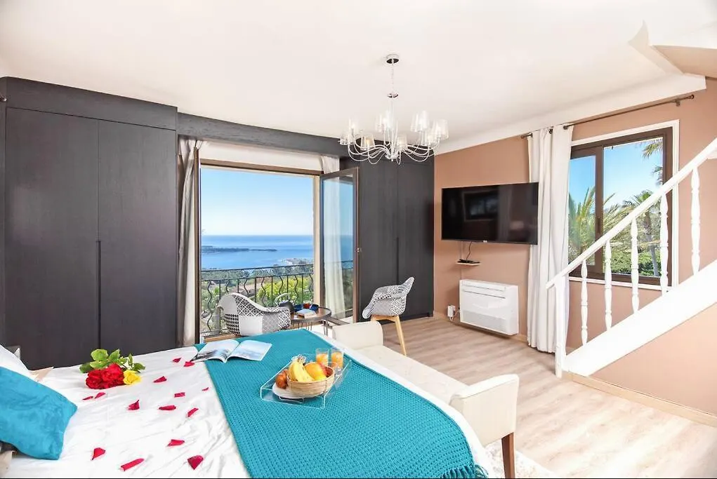 Vila Le Castel Rose Super Cannes, Face Aux Iles De Lerins Vallauris Francie